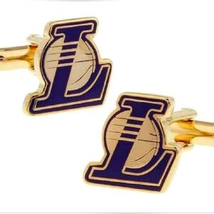 NBA Los Angeles Lakers Gold Cufflinks